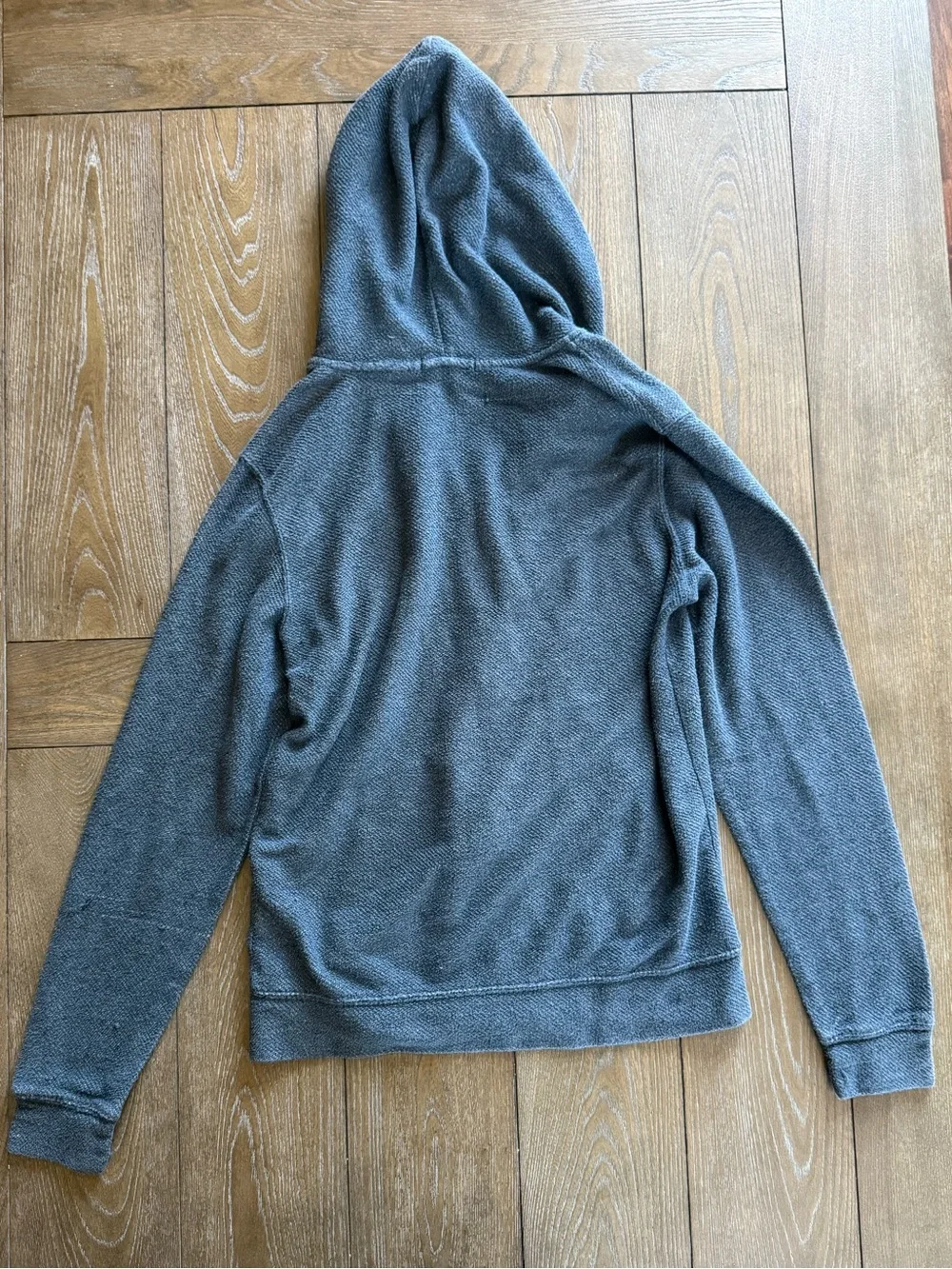 Threads 4 Thought Men's Zip Hoodie - Charcoal looks denim